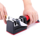 Moonval Knife Sharpener, Professional Multi-Stage Kitchen Knife Sharpening Tool for Home & Chef Use