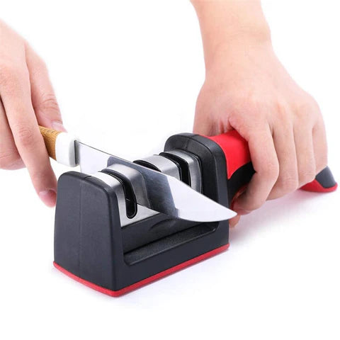 Moonval Knife Sharpener, Professional Multi-Stage Kitchen Knife Sharpening Tool for Home & Chef Use