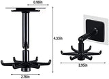 Moonval Wall Hook, 360° Rotating Heavy-Duty Self-Adhesive Hook for Home Organization