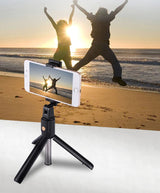 Moonval Selfie Stick Tripod, Extendable Phone Stand with Bluetooth Remote for iPhone & Android