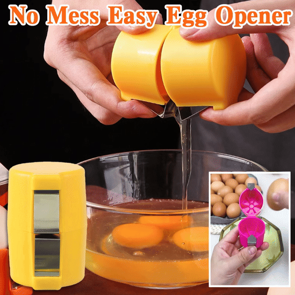 Moonval Egg Shell Opener, Stainless Steel Egg Cracker Tool for Clean & Easy Egg Opening