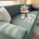 Moonval Waterproof Stretch Sofa Cover, Universal Textured Couch Protector, Cotton Blend