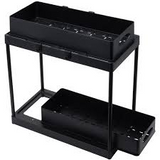 Moonval 2-Tier Pull-Out Under Sink Organizer, Sliding Storage Rack for Kitchen & Bathroom Cabinets