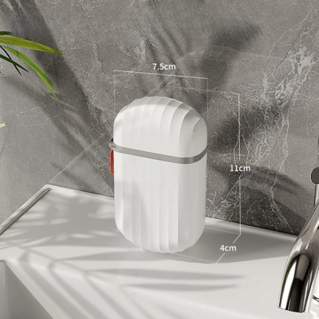 Moonval Leakproof Travel Soap Box, Sealed Bar Holder with Locking Strap