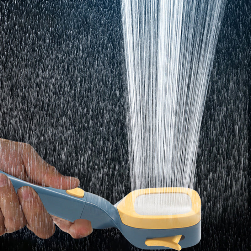 Moonval 4-Mode High-Pressure Handheld Shower Head with Pause Switch & Spray Gun
