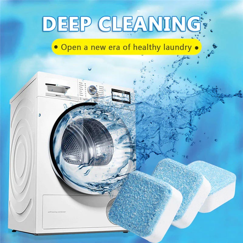 Moonval Washing Machine Cleaner Tablets, Deep Cleaning Descaler, Value Pack Buy 2 Get 3 Free
