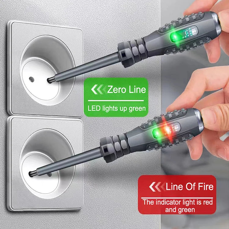 Moonval 2-in-1 Magnetic Screwdriver Set, High-Torque Precision Screwdriver with Voltage Detector