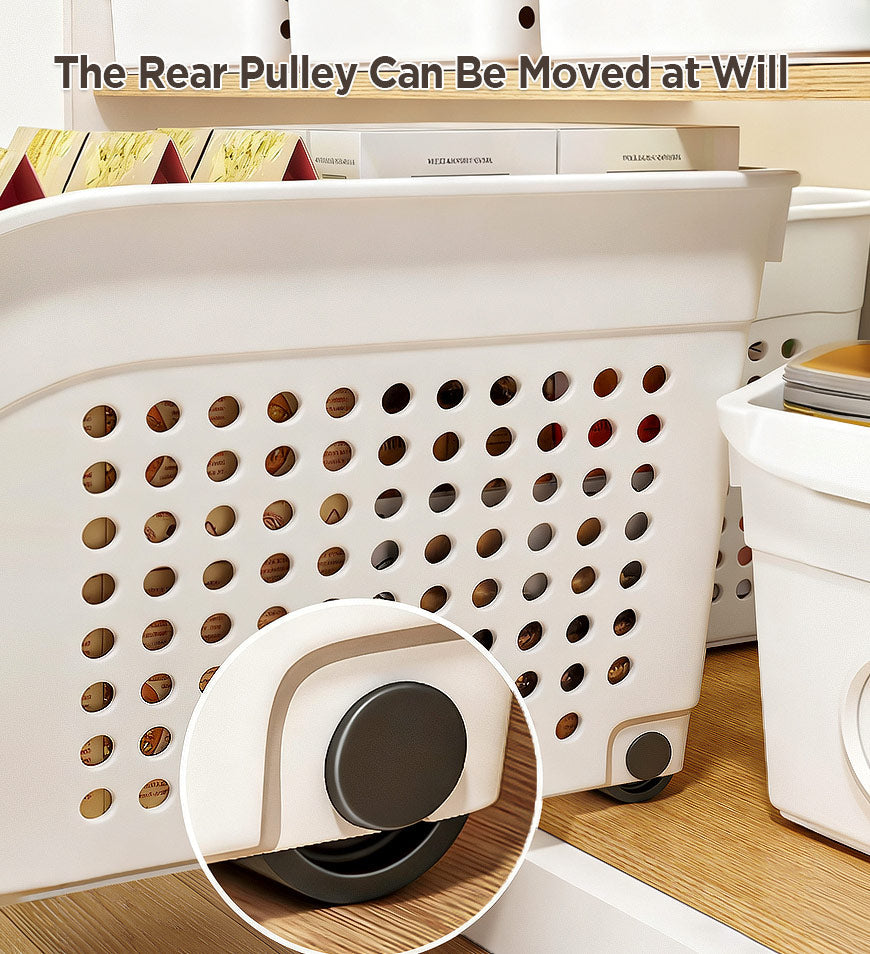Moonval Pull-Out Pantry Organizer, Rolling Kitchen Cabinet Storage Shelf with Wheels