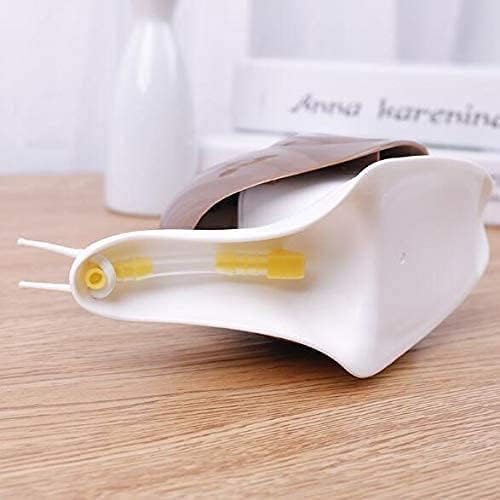 Moonval Snail Soap Dispenser, Refillable Bathroom & Kitchen Liquid Hand Wash Pump