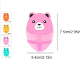 Moonval Bear Cable Holder, Self-Adhesive Wall Clip for Chargers, Plugs & Wires