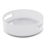 Moonval 360° Rotating Organizer Tray, Space-Saving Lazy Susan for Pantry and Fridge