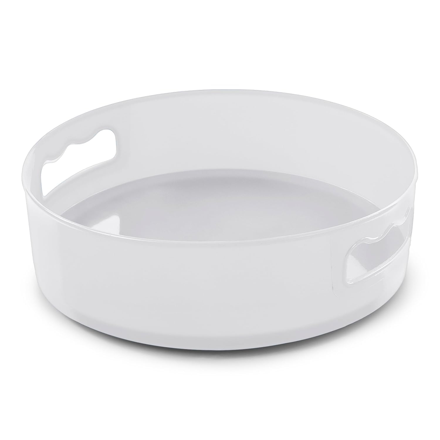 Moonval 360° Rotating Organizer Tray, Space-Saving Lazy Susan for Pantry and Fridge