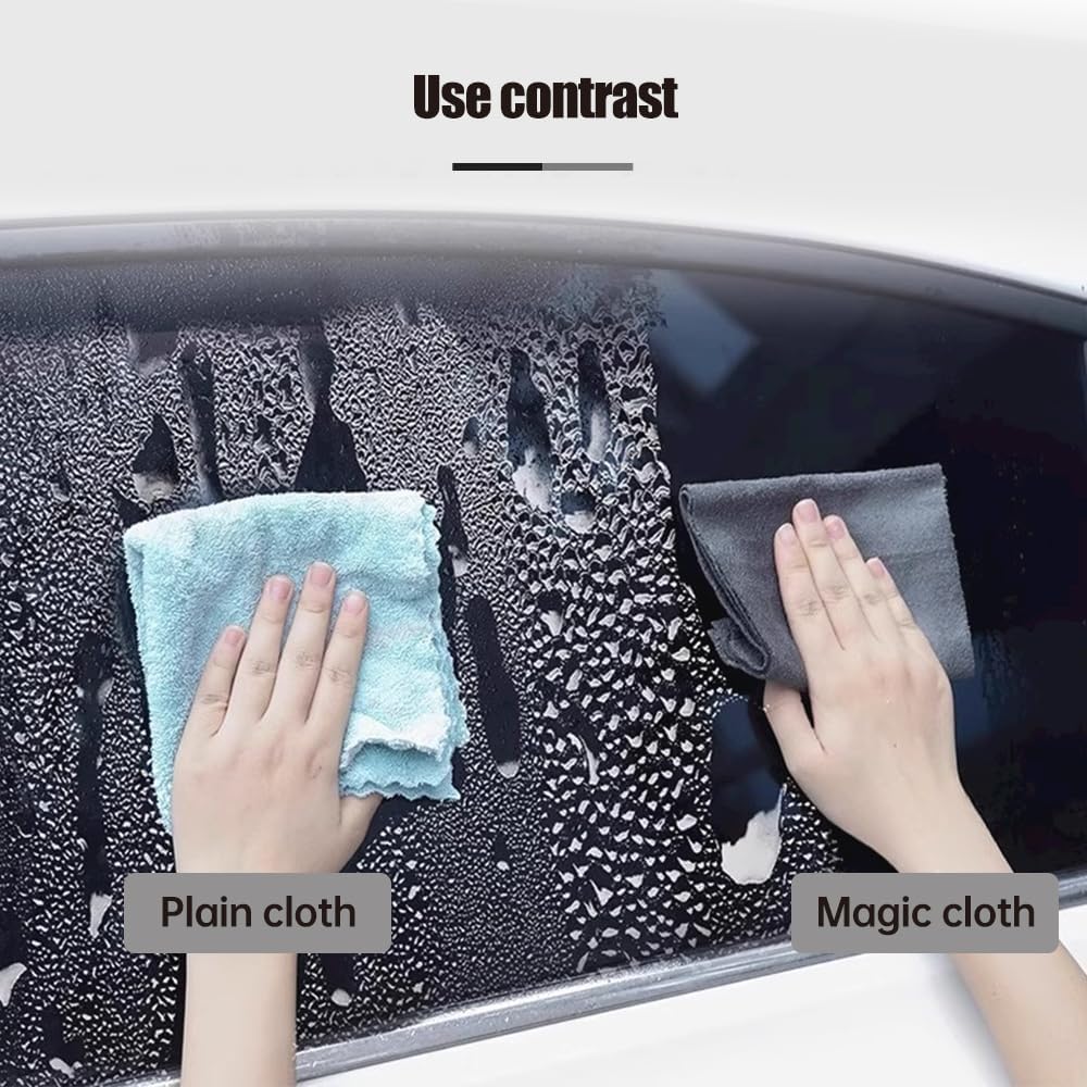 Moonval Magic Cleaning Cloths, 10-Pack Reusable Thickened Streak-Free Cleaning Wipes