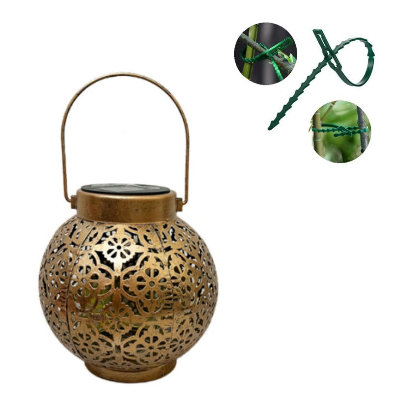 Moonval Solar Hanging Lantern, IP44 Outdoor LED Light with Automatic Dusk Sensor