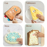 Moonval Super Absorbent Cleaning Towels, Cute Reusable Microfiber Cloths for Kitchen, Bathroom & Home