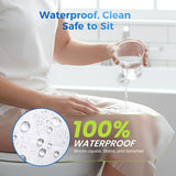 Moonval Disposable Toilet Seat Covers, Biodegradable Universal Travel Liners, 100-Pack