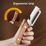 Moonval Multi-Functional Vegetable Peeler, Stainless Steel Kitchen Peeler for Fruits & Vegetables