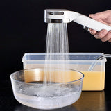 Moonval 4-Mode High-Pressure Handheld Shower Head with Pause Switch & Spray Gun