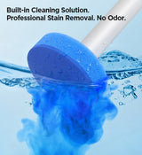 Moonval Disposable Toilet Brush Set, Wall-Mounted Bathroom Cleaning Brush with Replaceable Heads