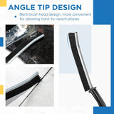Moonval Gap Cleaning Brush, Hard Bristle Crevice Scrub Brush for Kitchen & Bathroom