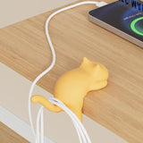 Moonval Cat Desk Hook, Self-Adhesive Table Hanger for Bags, Headphones & Cables