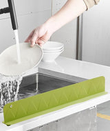 Moonval Silicone Sink Splash Guard, Waterproof Countertop Barrier for Kitchen and Bathroom