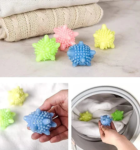 Moonval Laundry Dryer Balls, 10-Pack Reusable Washing Balls for Softer Clothes & Reduced Wrinkles