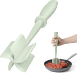 Moonval Meat Chopper, Heat-Resistant Ground Beef Masher & Hamburger Grinder for Kitchen Cooking