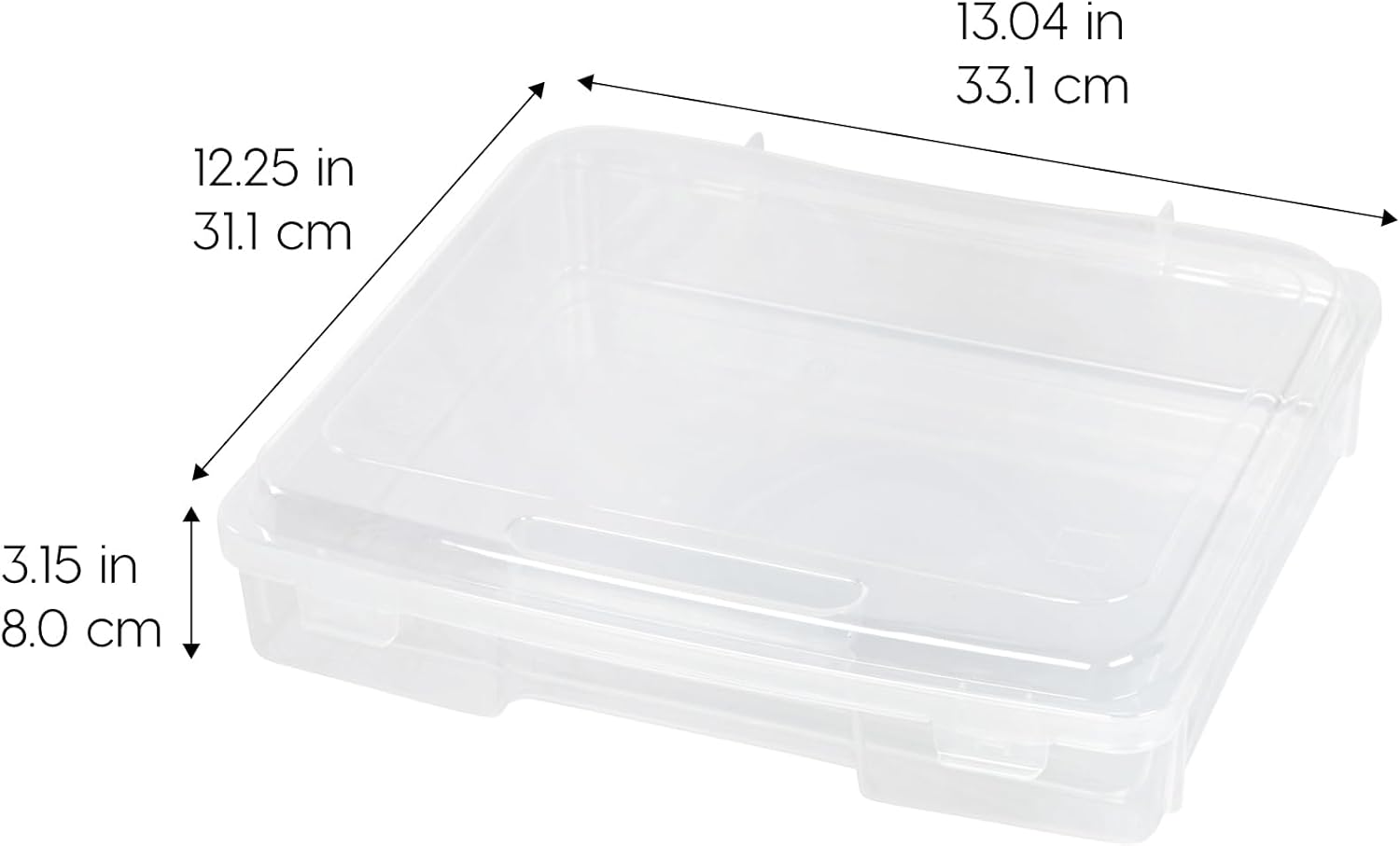 Moonval Board Game Storage Containers, Clear Organizers with Snap-Tight Lids & Built-In Handles