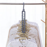 Moonval Space-Saving Hanger, 9-in-1 Multi-Layer Clothes Organizer for Wardrobe Storage