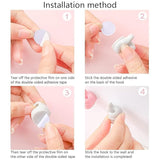 Moonval Thumbs-Up Wall Hook, Self-Adhesive Holder for Keys, Cables & Small Accessories