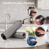 Moonval Magic Cleaning Cloths, 10-Pack Reusable Thickened Streak-Free Cleaning Wipes