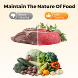 Moonval Portable Food Cleaner, Waterproof Ultrasonic Fruit & Vegetable Washer for Kitchen & Travel