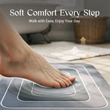 Moonval Non-Slip Floor Rug, Super Absorbent Quick-Dry Bathroom & Kitchen Mat
