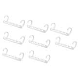 Moonval Hanger Organizer, Space-Saving Closet Storage Rack Holds up to 100 Clothes Hangers