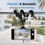 Moonval Flexible Octopus Mini Tripod, Adjustable Phone & Camera Stand with Universal Mount