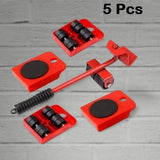 Moonval Furniture Moving Tool Set, Heavy-Duty Lifter with 4 Wheeled Slider Pads