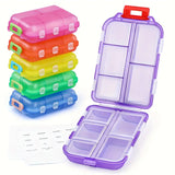 Moonval Weekly Pill Organizer, 7-Day Dustproof & Moisture-Resistant Medicine Storage Case