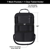 Moonval Backseat Car Organizer, Seat Protector with Tablet Holder & Multi-Pocket Storage for Kids