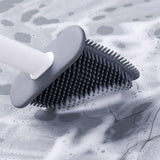 Moonval Silicone Toilet Brush Set, 2-in-1 Wall-Mounted Toilet Brush with Quick-Dry Holder