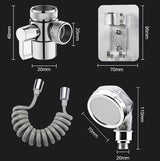 Moonval 3-in-1 Universal Water Tap, Faucet Sprayer Attachment with Shower & Jet Modes