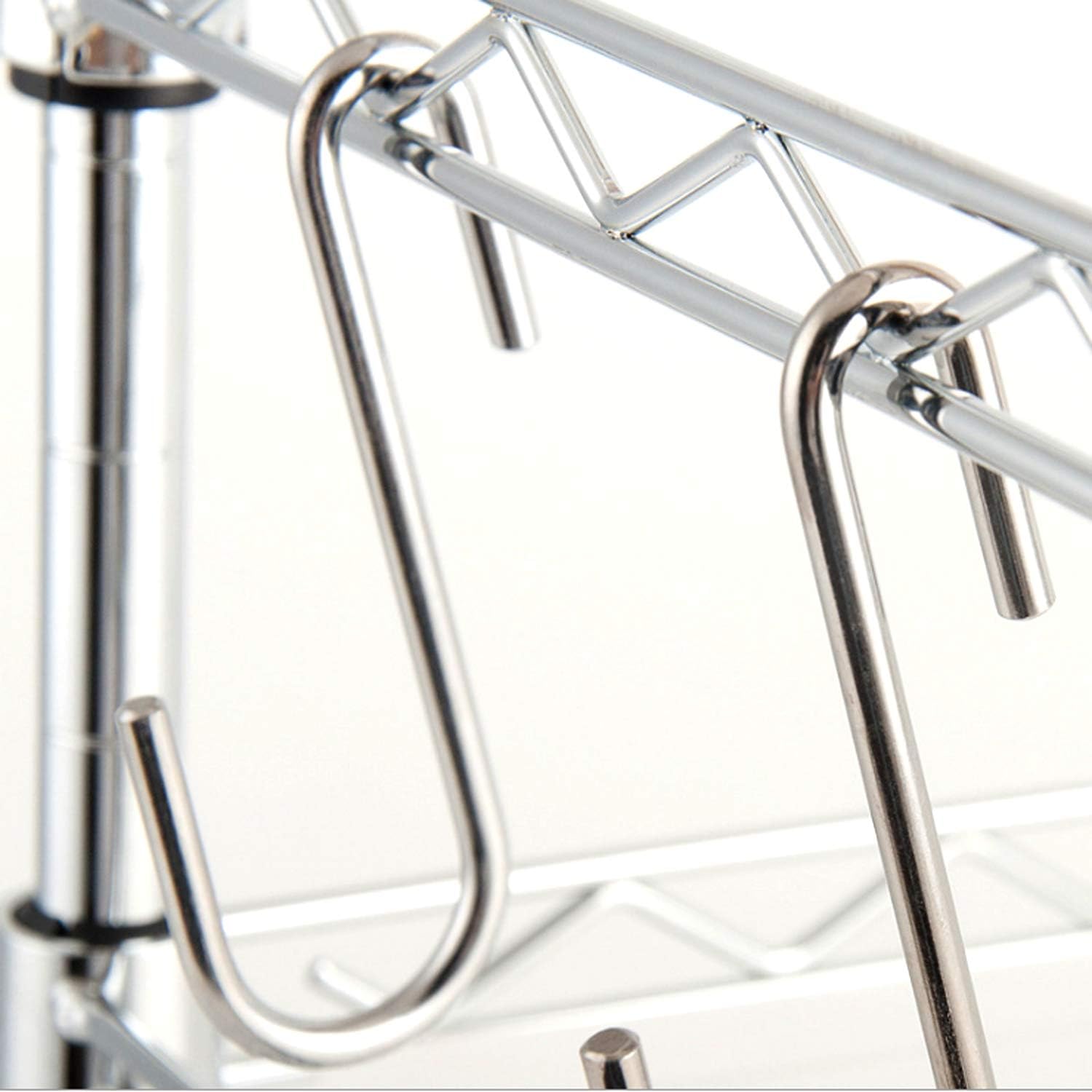 Moonval Heavy-Duty S Hooks, Metal Hanging Hooks for Kitchen, Closet & Garage