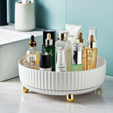Moonval Rotating Organizer Tray, Luxury 360° Turntable Storage for Spices, Cosmetics & Skincare