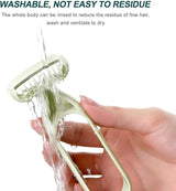 Moonval Reusable Hair Razor, Portable Hair Thinning & Styling Razor for Smooth, Scratch-Free Trimming