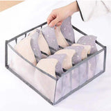 Moonval 3-Piece Drawer Organizer Set, Foldable Closet Storage Bins for Underwear & Socks
