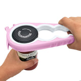 Moonval Jar Opener Set, Multi-Function Bottle & Can Opener for Easy Lid Opening