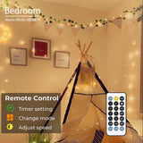 Moonval Fairy String Lights, 100 LED 33 ft USB Twinkle Lights for Bedroom & Home Decor
