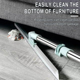 Moonval Silicone Blade Wiper, 180° Rotating Multipurpose Squeegee for Windows, Mirrors & Glass