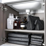 Moonval Clear Storage Bins, 8-Pack Stackable Pantry Organizers for Kitchen, Cabinets & Home Storage