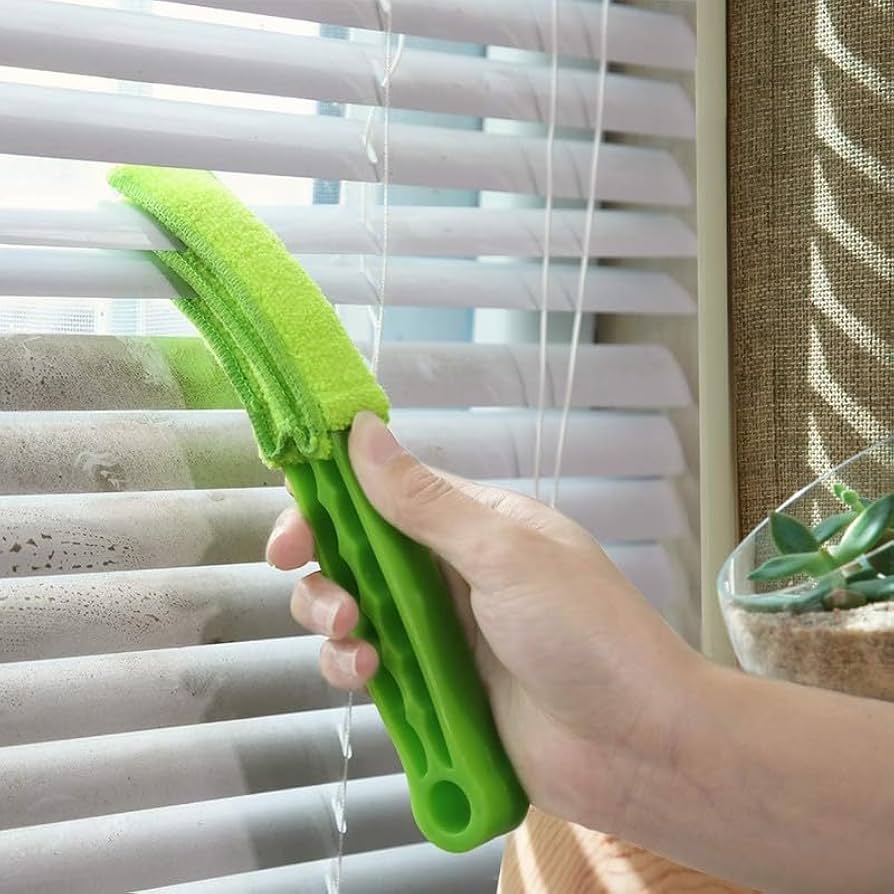 Moonval Blinds & AC Cleaning Brush, 3-in-1 Microfiber Dust Remover for Vents & Window Blinds